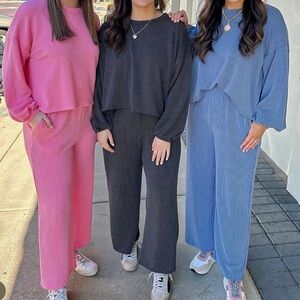 Lovely Melody Ribbed Set